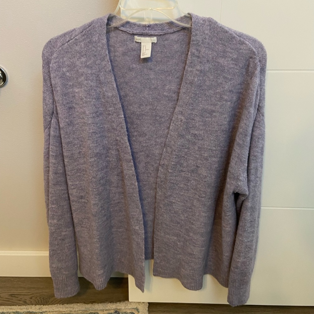 H&M comfy oversize fuzzy knit cardigan